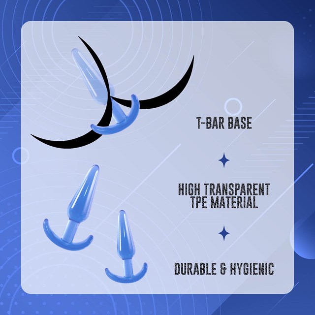 Triple Tapered Plug Set Blue