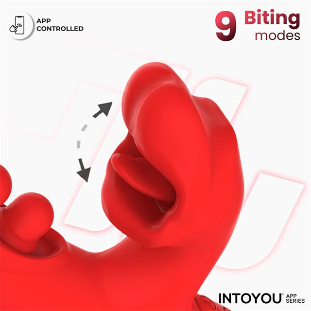 Trixy Vibrator With Tapping, Biting & App