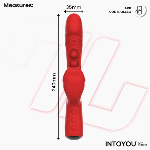 Trixy Vibrator With Tapping, Biting & App