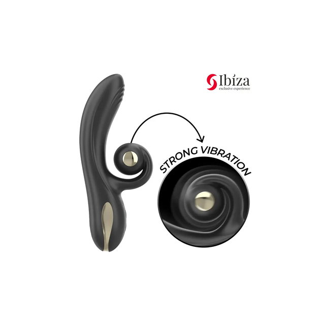 Twister Vibrator With Curve Stimulator & Rotation
