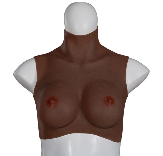 Ultra Realistic Breast Form Black Size Medium