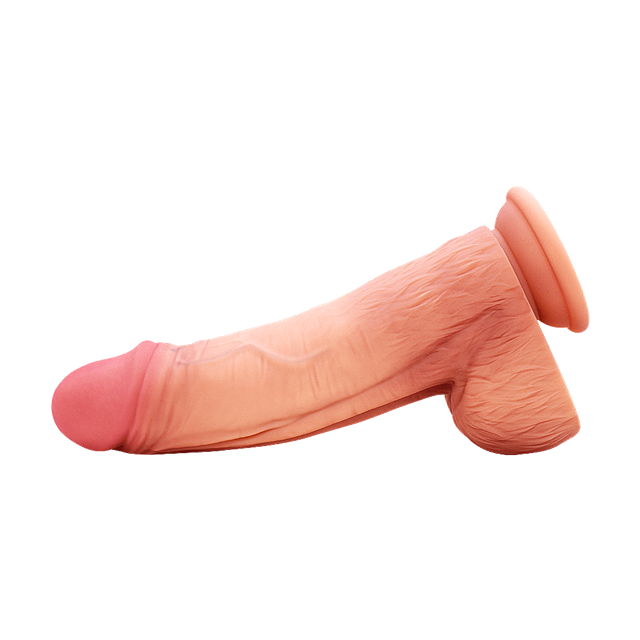 Ultra-Realistic Silicone Dildo With Balls 21.5 cm