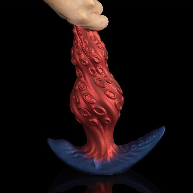 Unicorny Knotak Plug Red 19 cm