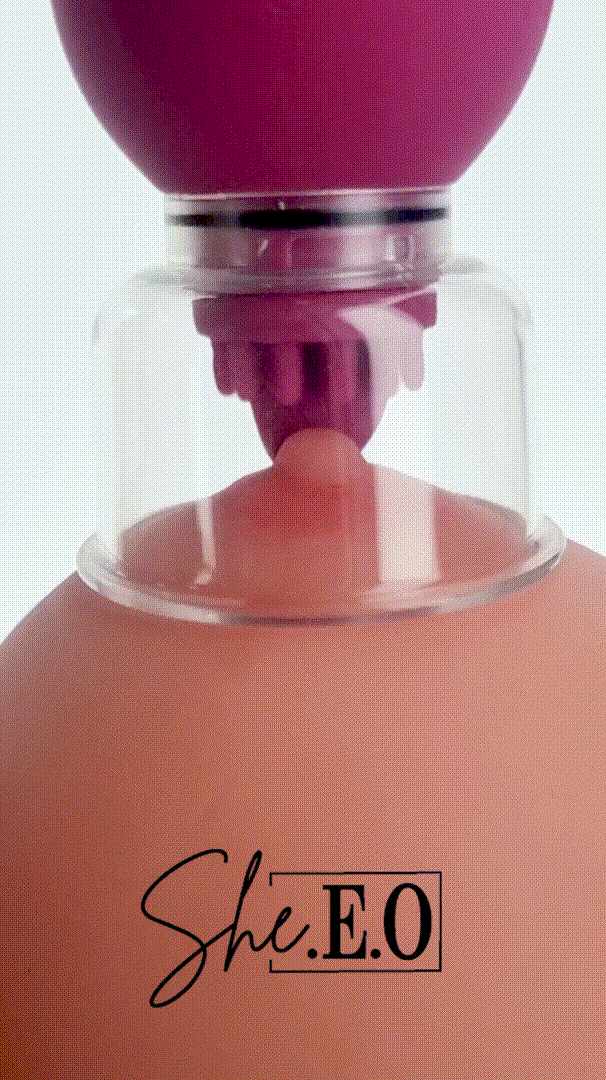 Vibrating & Rotating Nipple & Clitoral Pump