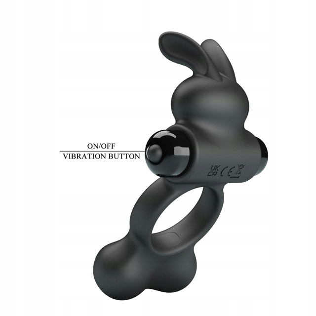 Vibrating Penis Ring With Steel Balls
