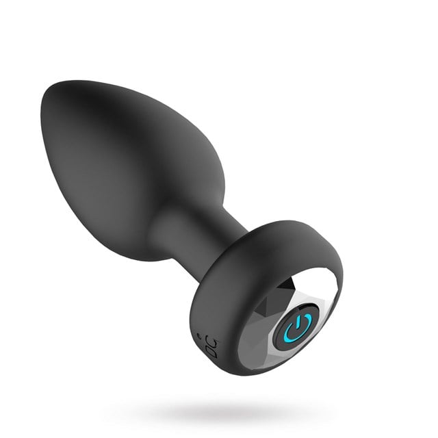 Vibrating Plug with Stone and Remote Controller