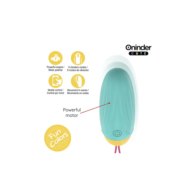 Vibro-Rotating Silicone Gem Egg With App