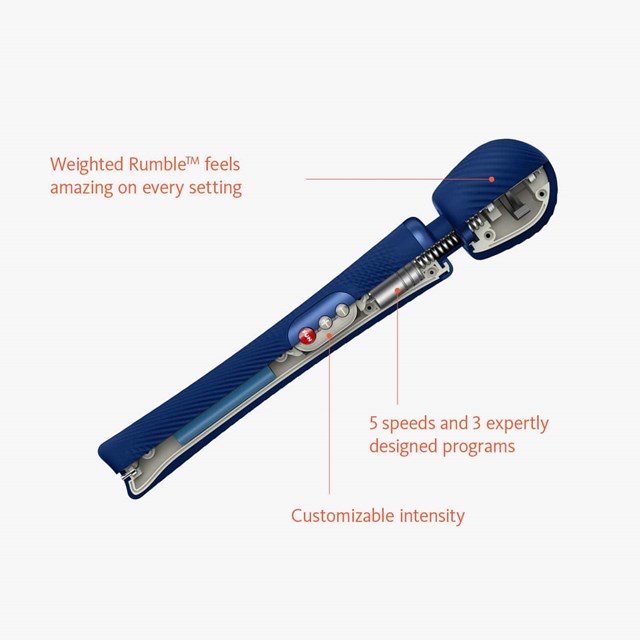 VIM VIBRATING WAND - BLUE
