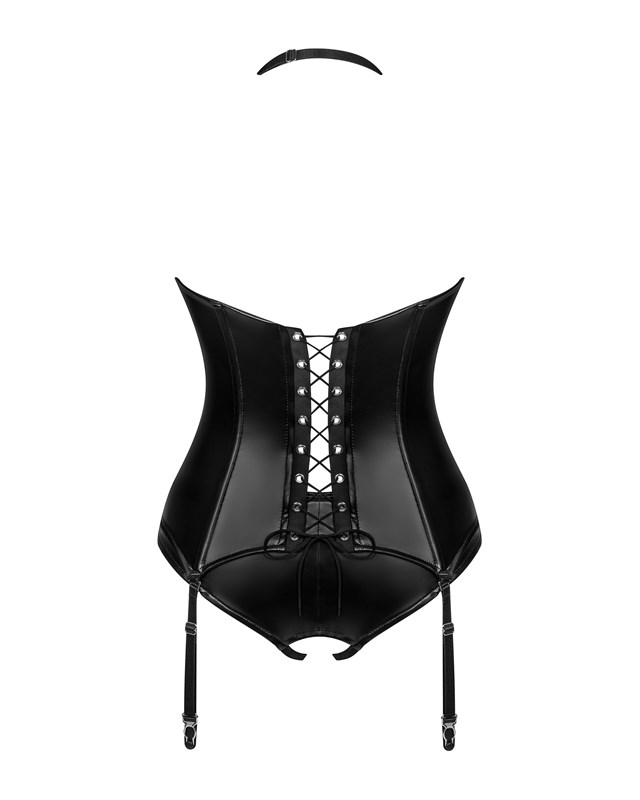 VIRANES CORSET & CROTCHLESS PANTIES