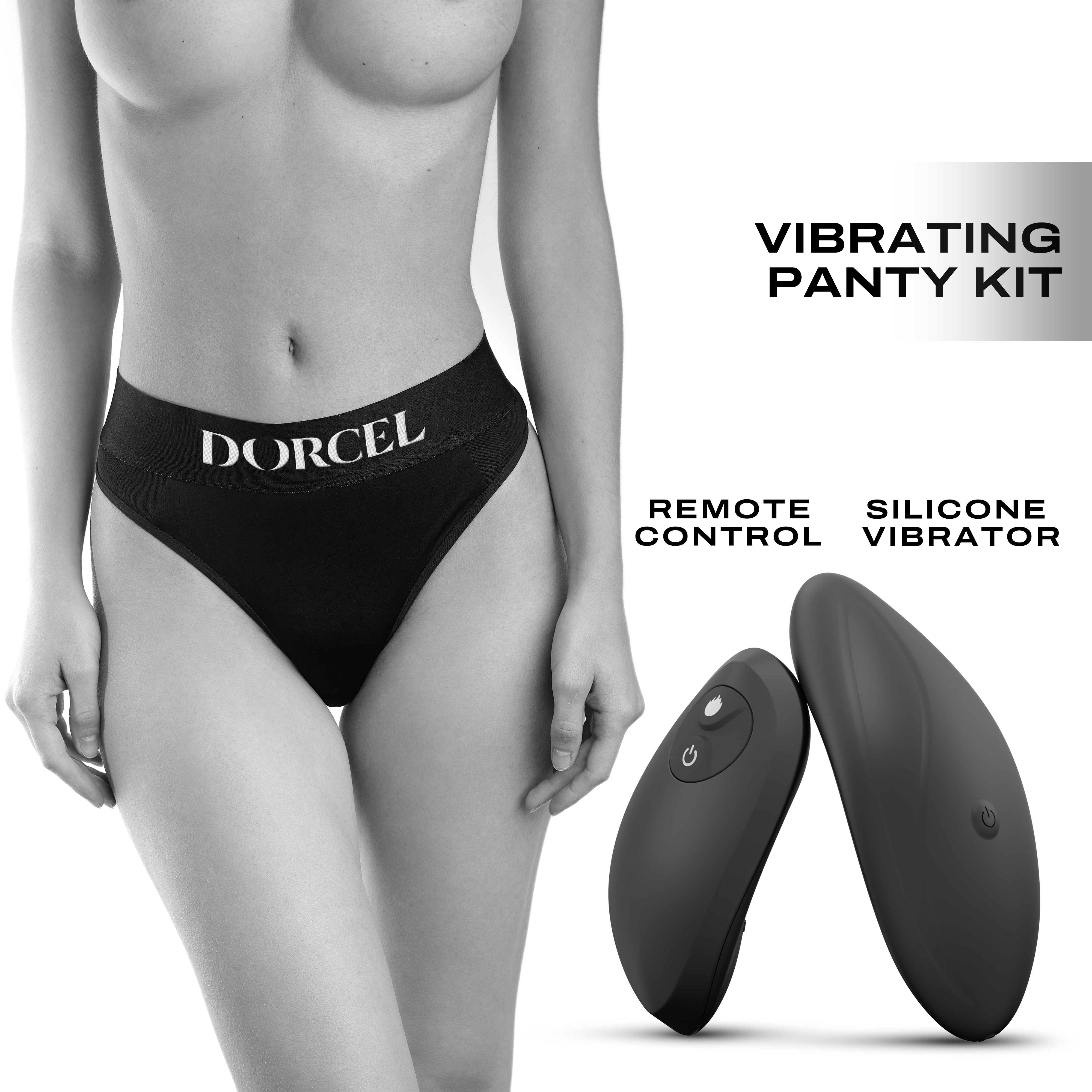 Discreet Vibe - Truse med Vibrator - Medium