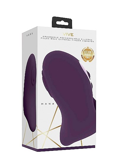 Hana - Pulse Wave Finger Vibrator - Purple