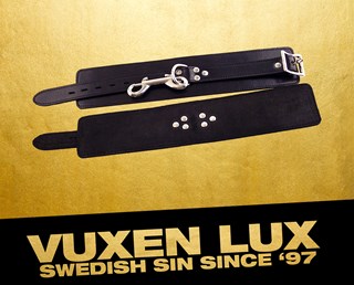 Plain Leather Ankle Cuffs