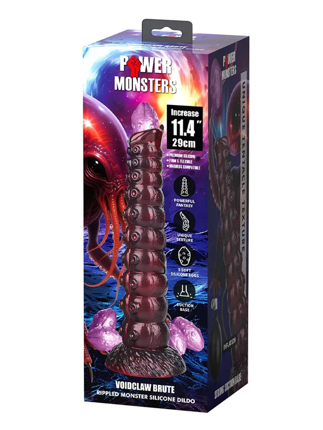 Voidclaw Brute Rippled Monster Silicone Dildo 29 cm