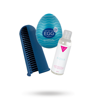 Be Legendary Deep Throat Stroker #3 + Tenga Egg Cool + Vuxen Aqua Glidemiddel 150 Ml