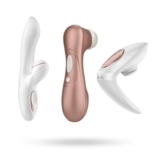 Sett Med Satisfyer Pro G-spot Rabbit + Satisfyer Pro 2 + Satisfyer Pro 4 Couples Parvibrator