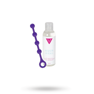 Nsnovelties Inya Soft Balls Petite - Analkuler Lilla + Vuxen Aqua Anal Glidemiddel 150 Ml