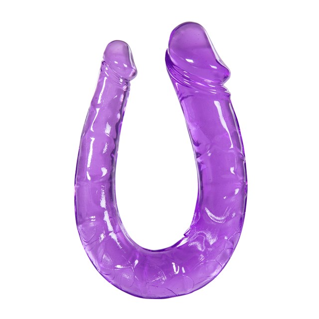 Double Penetrating Dildo Purple