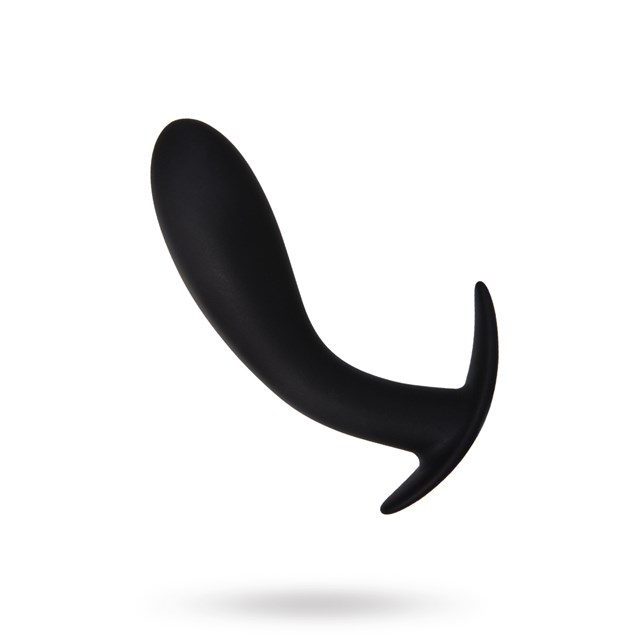 Black Silicone Anal Plug
