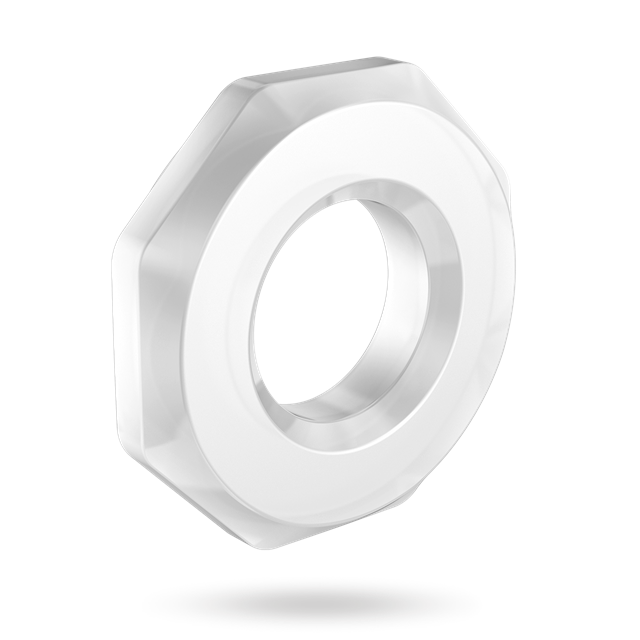 Nut C-Ring Clear