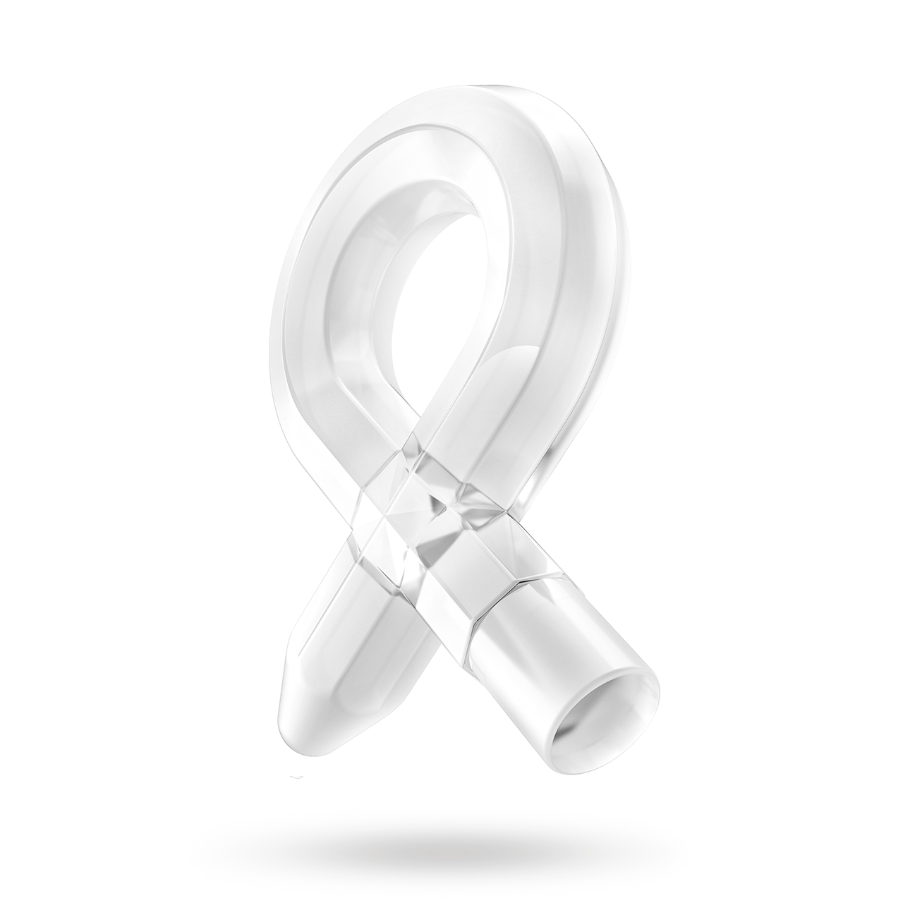 Stretchy Loop Cockring Clear