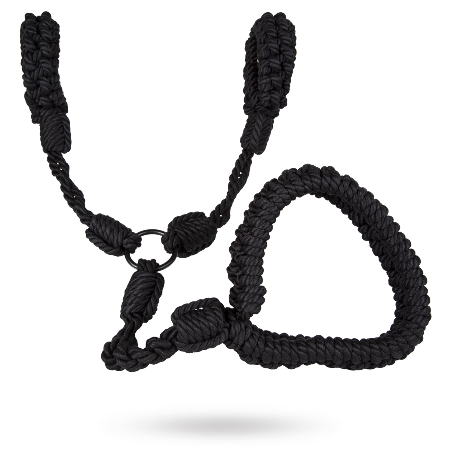 HÅNDFLETTET SHIBARI TAU - HALSBÅND & HÅNDJERN