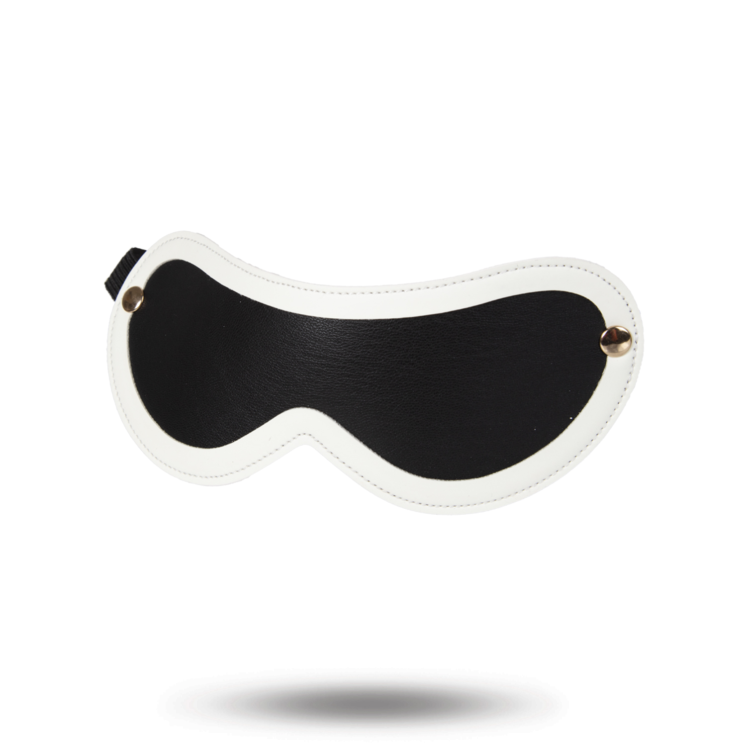 Glow-in-the-Dark Øyemaske - Hvit/Svart