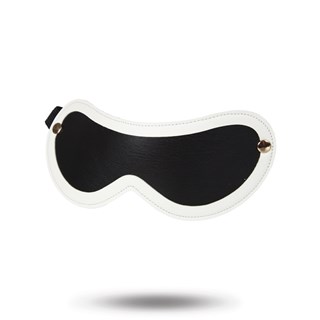 Glow-in-the-dark Øyemaske - Hvit/svart