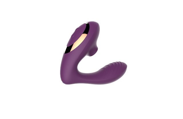 2-in-1 Clitoral Air-Pressure and G-Spot Vibrator