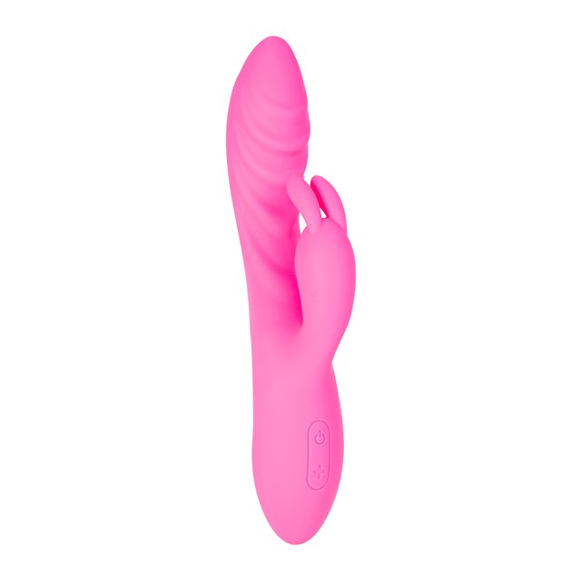 Fleksibel & Ribbet Rabbitvibrator - Rosa