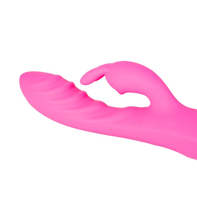 Fleksibel & Ribbet Rabbitvibrator - Rosa