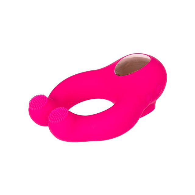 Fjernstyrt Vibrerende & Slikkende Penisring - Rosa