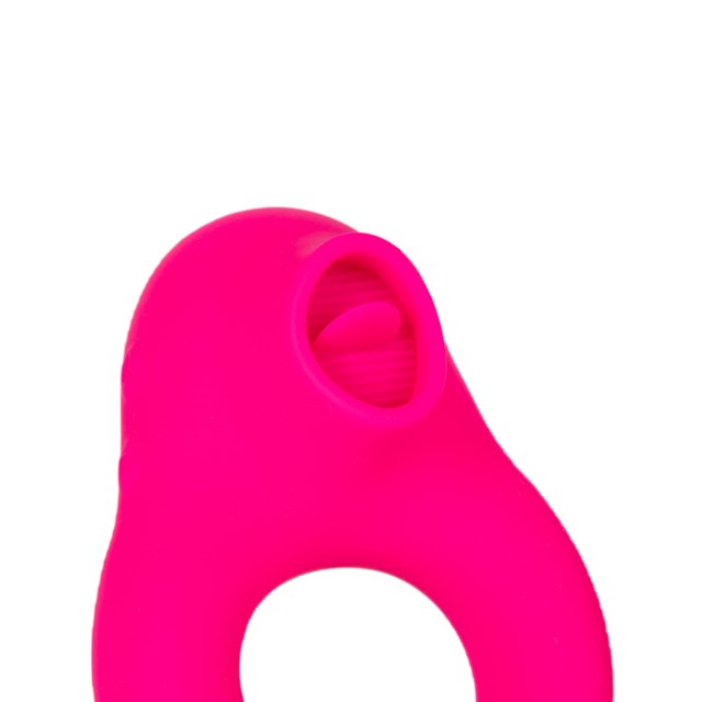 Fjernstyrt Vibrerende & Slikkende Penisring - Rosa