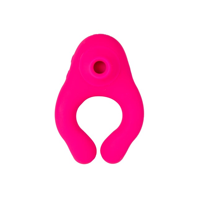 Vibrerende Penisring med Lufttrykkstimulering - Rosa