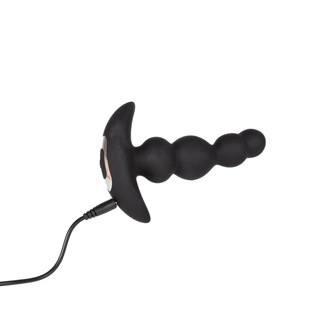Prostatavibrator + Roterende Kuler Med Trådløs Fjernkontroll