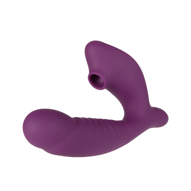 G-Lover 10 Vibe Modes with Clit Sucker - Purple