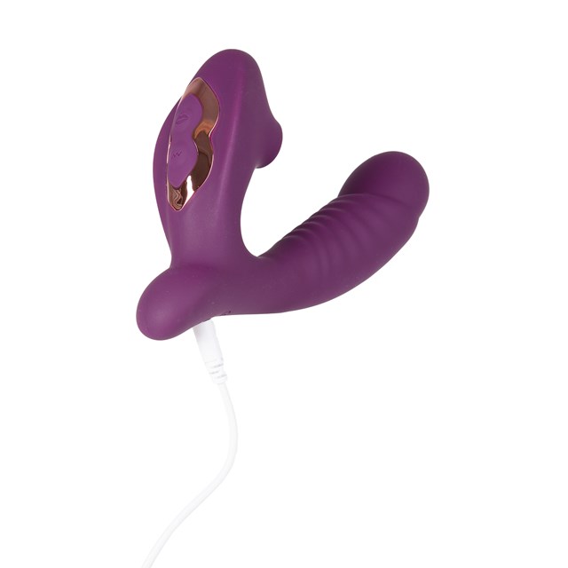 G-Lover 10 Vibe Modes with Clit Sucker - Purple