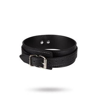 Collar With Leash - Black