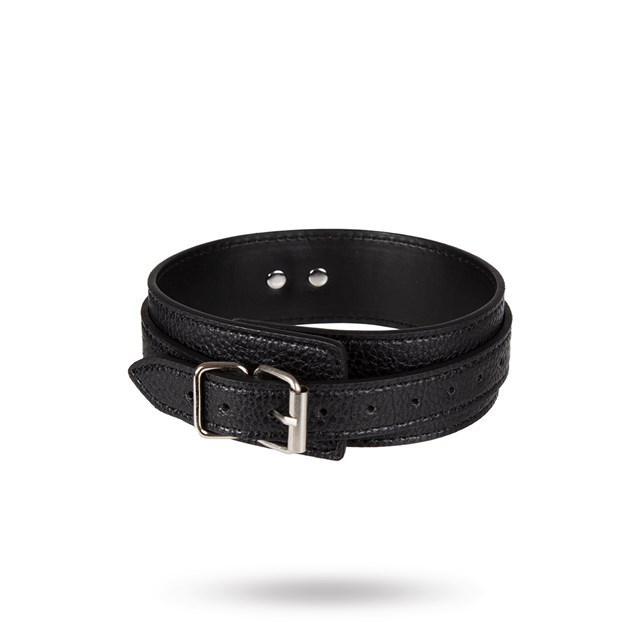 Collar with Leash - Black
