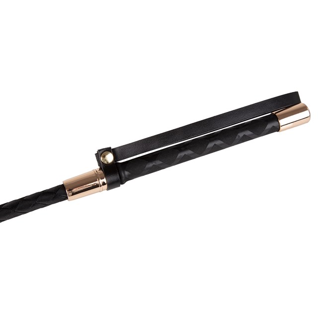 Riding Crop - Black & Gold