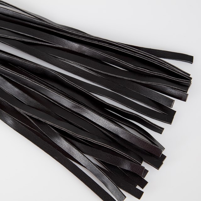 Glow-in-the-Dark Flogger - Hvit/Svart/Gull