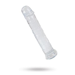 22 Cm Realistic Dildo - Clear