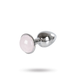 Metal Plug Gemstone Pink - Small