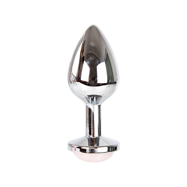 Metal Plug Gemstone Pink - Medium