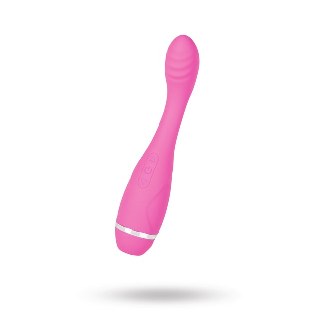 G-Spot Vibrator with Air Pressure Suction - Pink