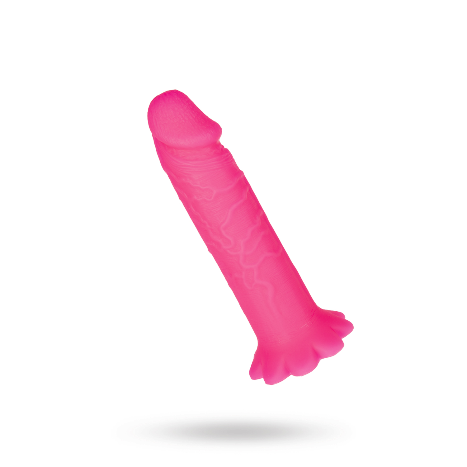Realistisk dildo med sugekopp 18 cm - Rosa