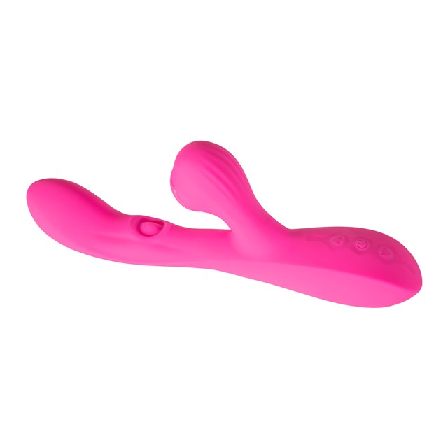 3 in 1 Vibrator with Suction & Vibration + Clit licker - Pink