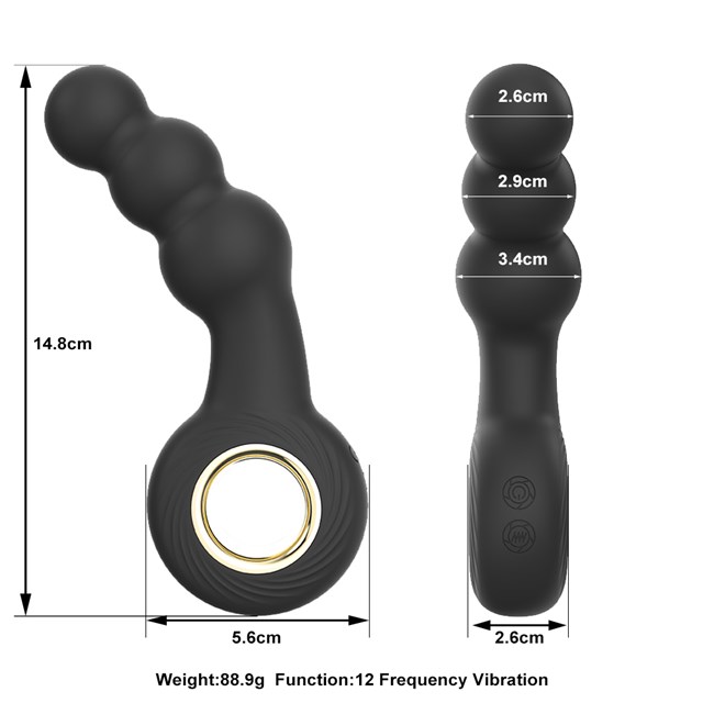 VIBRATING ANAL BEADS