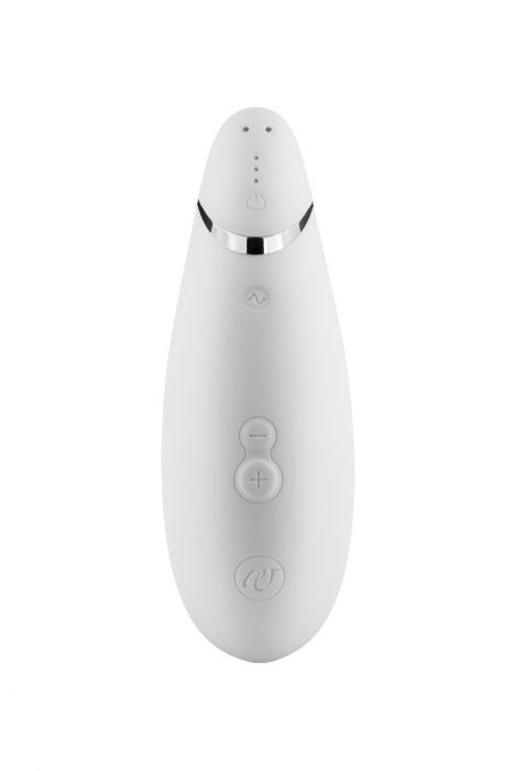 Womanizer Premium Klitorisstimulator - White/Chrome