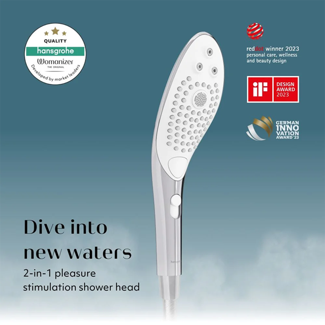 WAVE SHOWER HEAD - WHITE