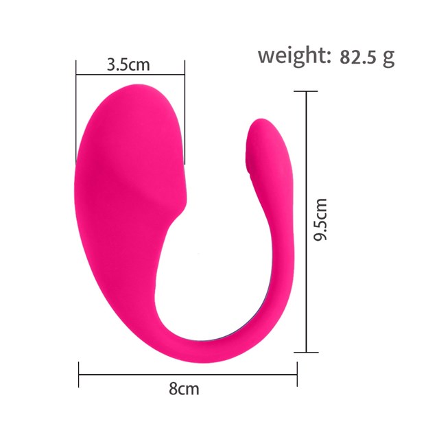 Wearable Bullet Vibrator with App Pink